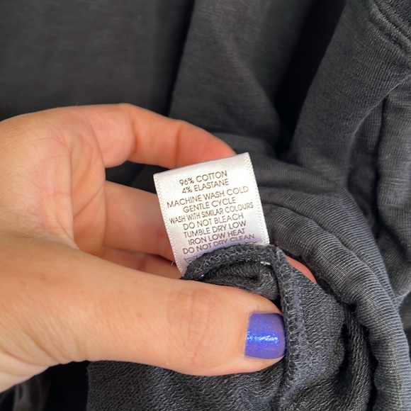 ABLE black pullover half zip drawstring waist size large - Picture 9 of 9